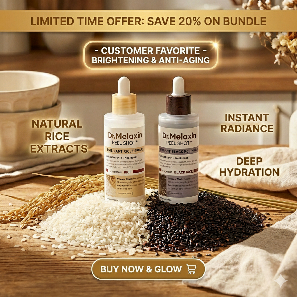 Dr. Melaxin Korean Black Rice & White Rice Peeling