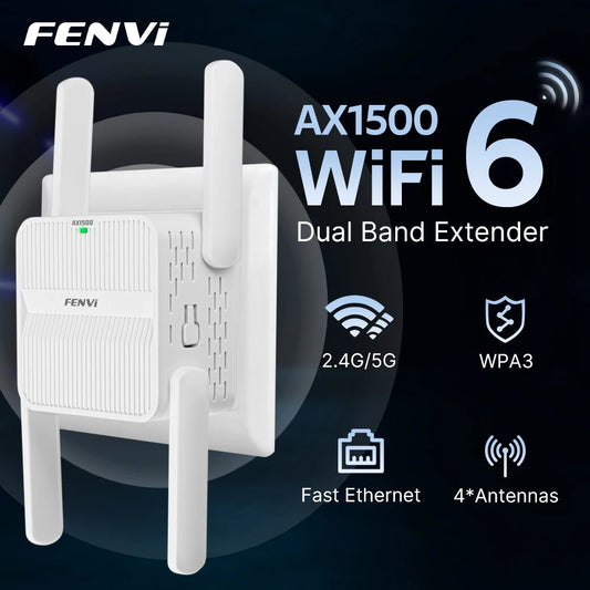 FENVI 5Ghz AX1500 WiFi 6 Repeater