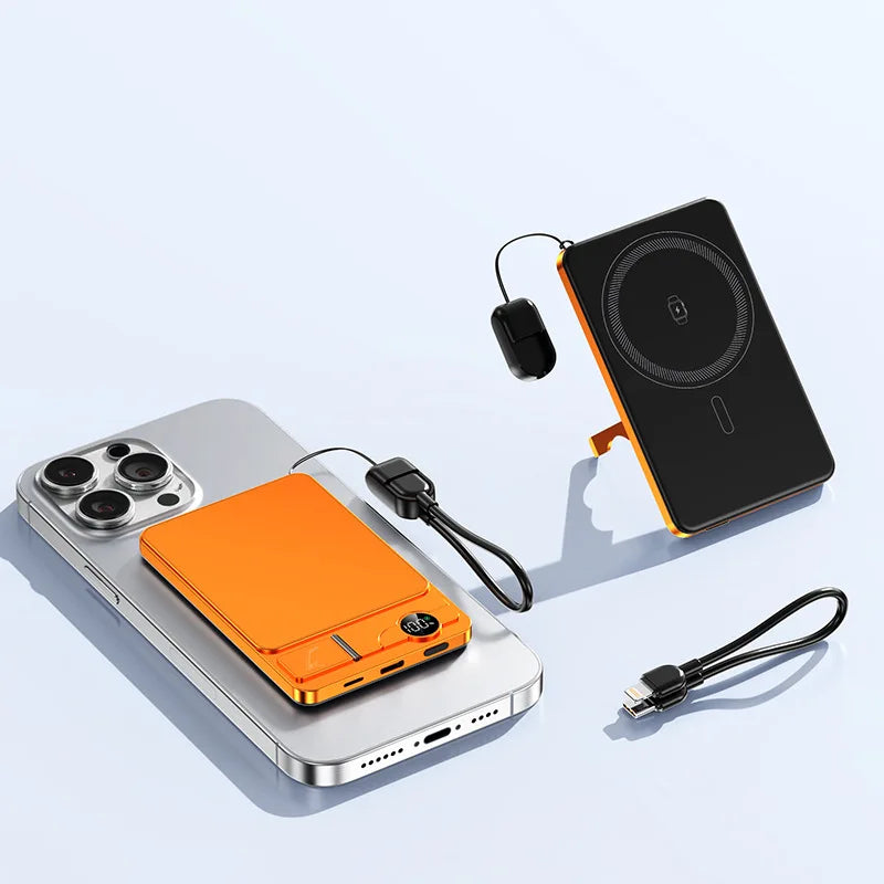 Ultra-Slim Magnetic Power Bank — Fast Charging On The Go