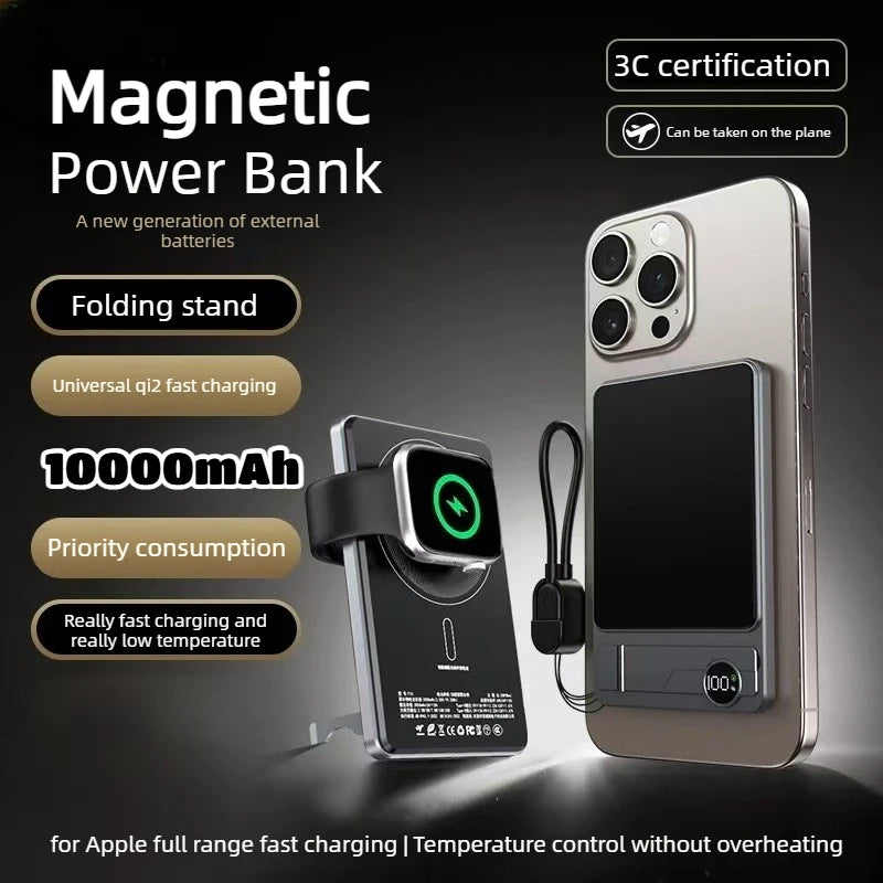 Ultra-Slim Magnetic Power Bank — Fast Charging On The Go