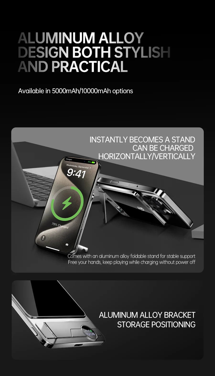 Ultra-Slim Magnetic Power Bank — Fast Charging On The Go