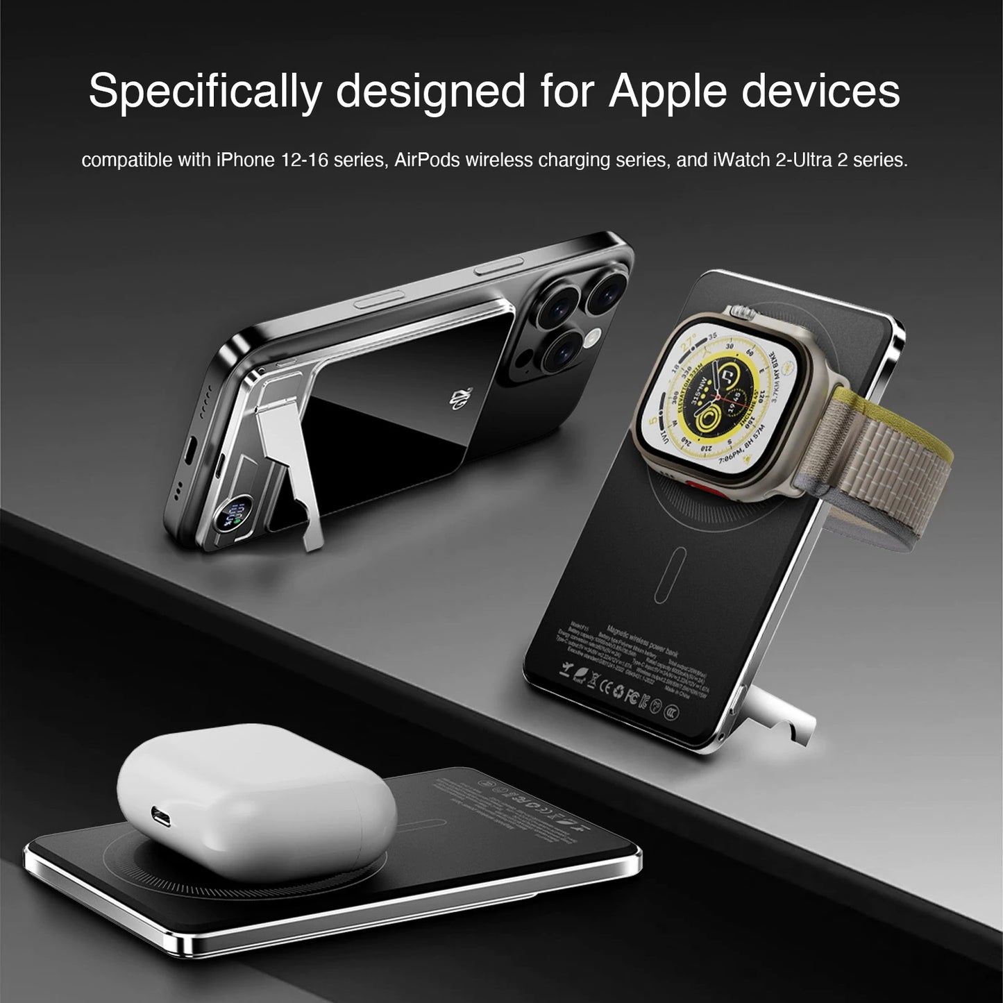 Ultra-Slim Magnetic Power Bank — Fast Charging On The Go