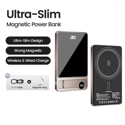 Ultra-Slim Magnetic Power Bank — Fast Charging On The Go